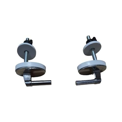 TUVALET KAPAK VİDASI ALTTAN SIKMA STD KROM-BEYAZ FOX-CANSU KAREX