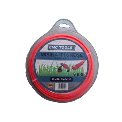 CMC OT BİÇME MİSİNASI 6 KÖŞE 3.0 MM*56 MT TURUNCU