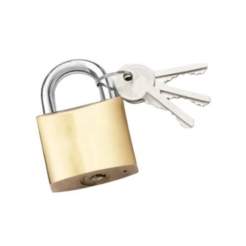 TKY-CIRCLE 3 ANAHTAR ASMA KİLİT 38 MM SARI
