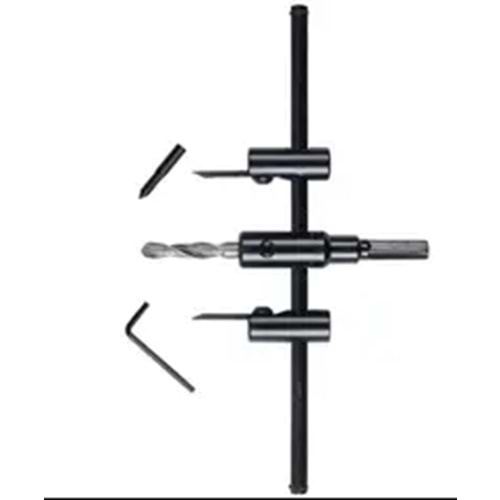 CMC METAL PANÇ SETİ 35 MM SİYAH