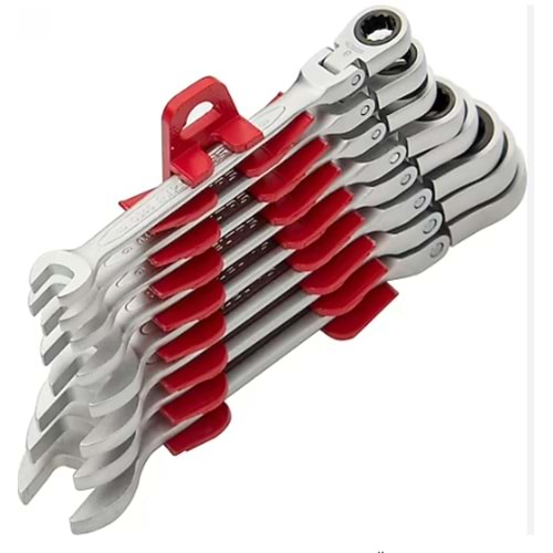 BOLYONO ANAHTAR SET DÜZ-YILDIZ 6 PARÇA 6-17 MM KROM S TOOLS
