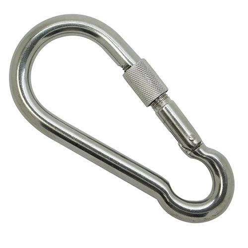KÖPEK KANCASI-KİLİTLİ-12*140 MM-EDU-KROM