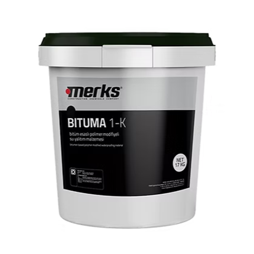 SIVI MEMBRAN-BİTUMA 1K-17 KG-MERKS-SİYAH