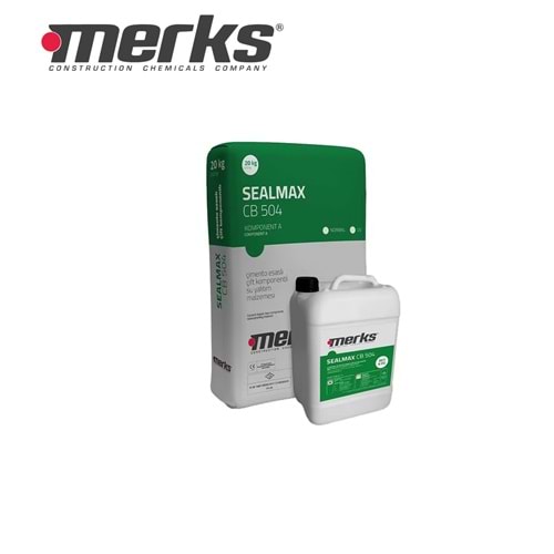 MERKS YARI ELASTİK HAVUZ İZOLASYONU CB 504 20+6 KG GRİ