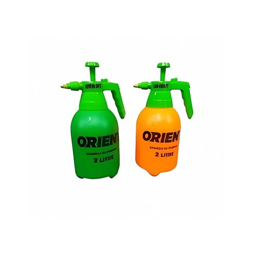 ORIENT PLASTİK İLAÇ POMPASI 2 LT TURUNCU-YEŞİL