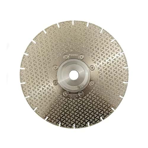 RODEX ELEKTROLİZ ÇİFT TARA SERAMİK KESME TEPSİ KESİK 230*22.23 SİLVER RRE230FDS