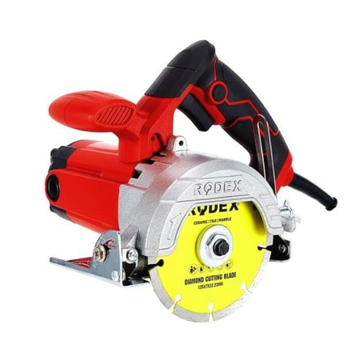 RODEX ELEKTRİKLİ MERMER KESME MAKİNESİ 125 MM 11000RPM 1300W KIRMIZI RDX3881