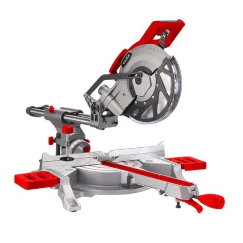 RODEX ÇİFT TARAF-LAZERLİ RADYAL GÖNYE KESME MAKİNESİ 250 MM 5000RPM 2100W KIRMIZI-SİLVER RDX6291