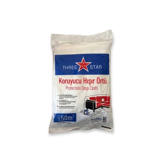 KORUYUCU ÖRTÜ İNCE HIŞIR 4*12.5 =50 M2 BEYAZ THREE STAR