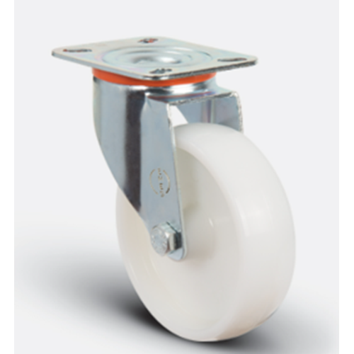 TEKERLEK POLY HAR HAREKETLİ 125 MM BEYAZ SEZAL