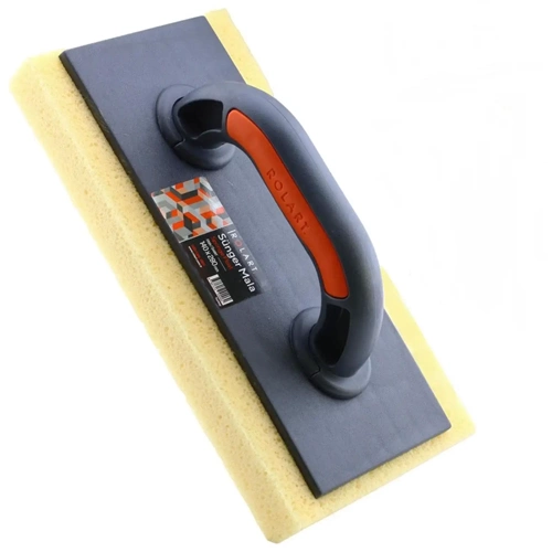 MALA SÜNGER KISA PLASTİK SAP 140*280 MM SİYAH-BEYAZ ROLART
