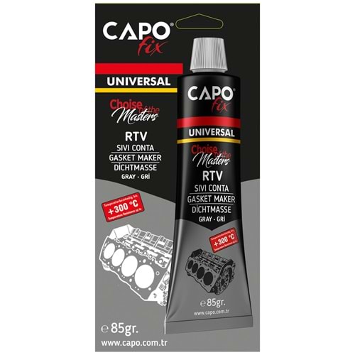 CAPOFİX SIVI CONTA + 300 DERECE 85 GR GRİ