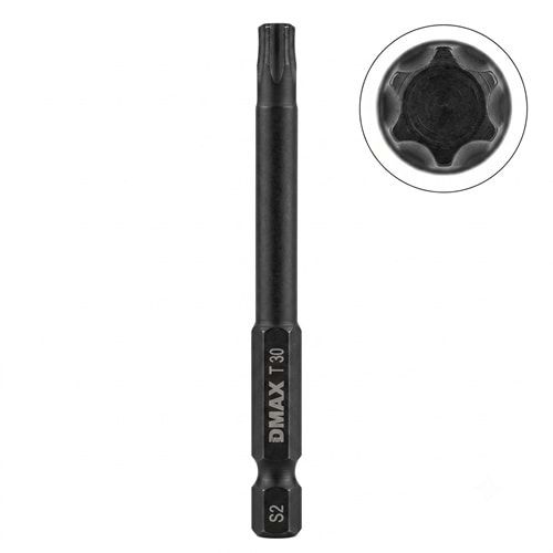 TORK BİTS UÇ T30*75 MM DMAX SİYAH