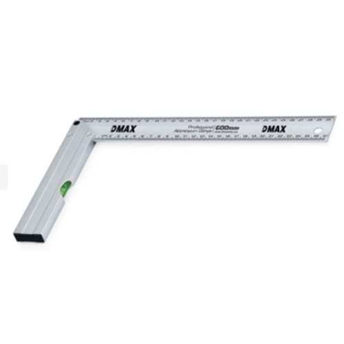 DMAX SU TERAZİLİ ALÜMİNYUM GÖNYE 250 MM SİLVER