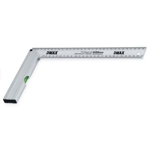 DMAX SU TERAZİLİ ALÜMİNYUM GÖNYE 300 MM SİLVER