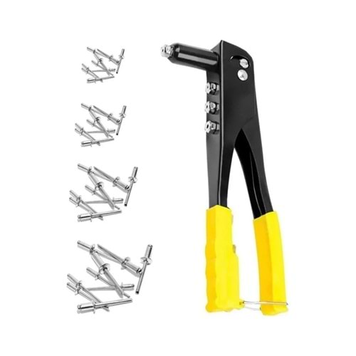 PERÇİN PENSESİ ÇİVİLİ 2.4*3.2*4.0*4.8 MM DMAX SİYAH-SARI