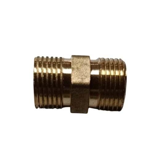 KROM NİPEL PİRİNÇ 3/8 SARI KOCAMAN