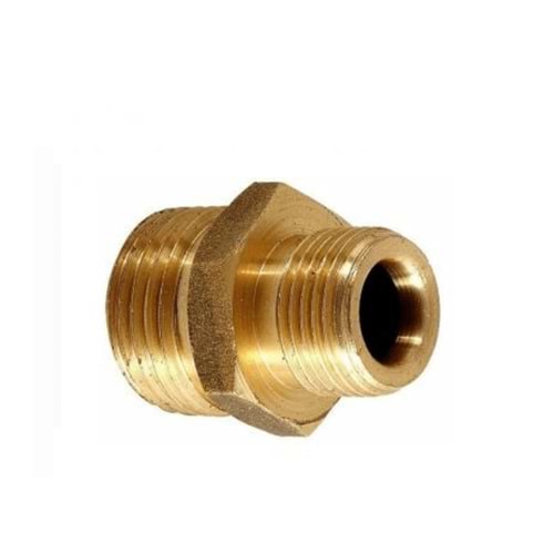 KROM NİPEL PİRİNÇ 3/8-1/4 SARI KOCAMAN