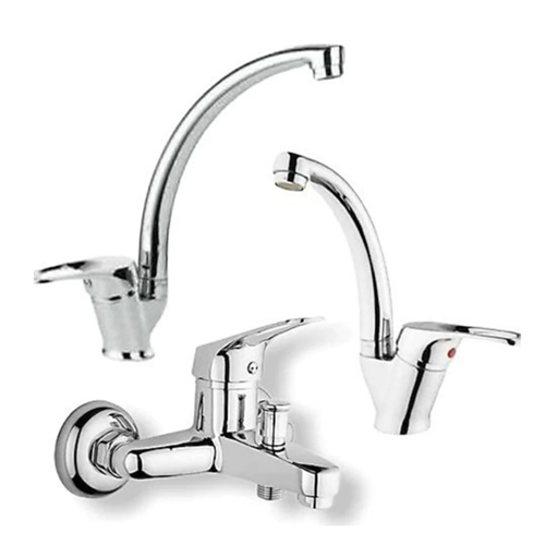 BANYO-MUTFAK-LAVABO ÇEŞMESİ MİX KLASİK 3 LÜ SET TM001-TM004-TM005