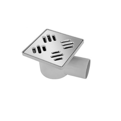 YER SÜZGECİ KROM YAN ÇIKIŞ 50 10*10 PASLANMAZ ÇELİK