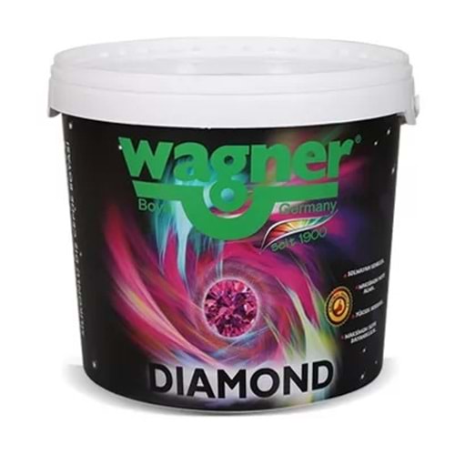 DIAMOND SİLİKONLU DIŞ CEPHEBOYASI (BEYAZ) - 7,5LT WAGNER