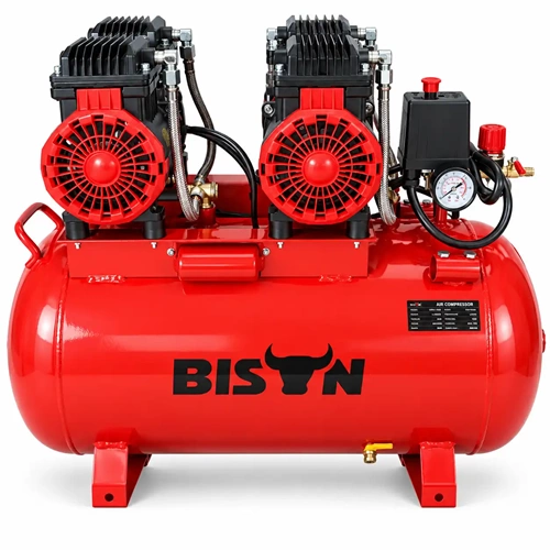 BİZON HAVA KOMPRESÖRÜ ELEKTRİKLİ YAĞSIZ SESSIZ 50L 2HP/1,5KW