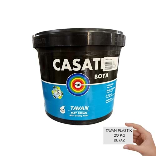 CASATİ TAVAN PLASTİK BOYA 20 KG BEYAZ