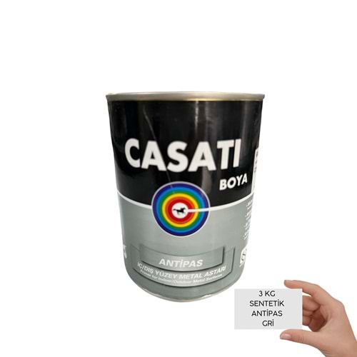 CASATİ SENTETİK ANTİPAS 3 KG GRİ