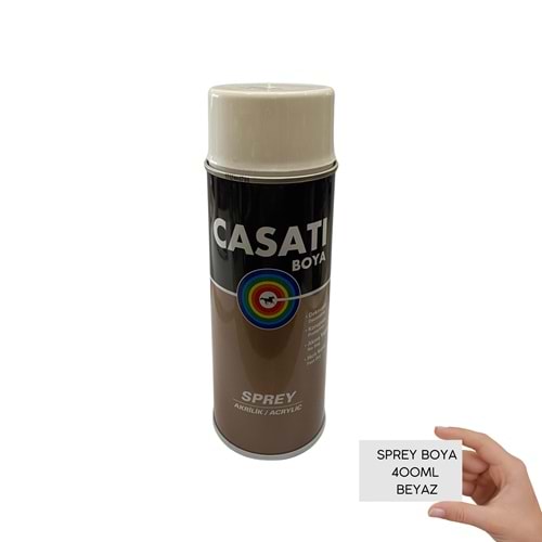CASATİ SPREY BOYA 400 ML BEYAZ
