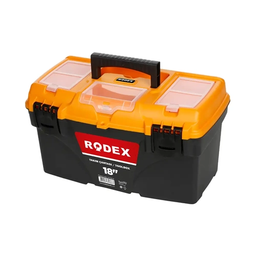 TAKIM ÇANTASI ORGANİZERLİ-PLASTİK-18 ''-RODEX-SARI OTC0018