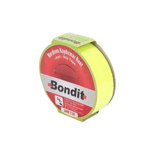 BONDİT YAPIŞKANLI KAYDIRMAZ BANT 50 MM*15 MT FOSFORLU-SARI