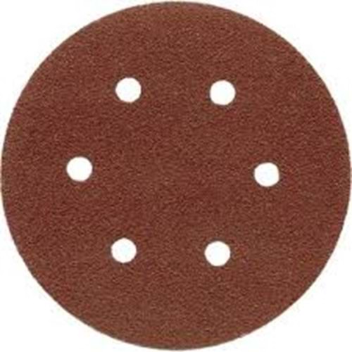 CIRTLI ZIMPARA PEDİ-DELİKLİ-225 MM 120 KUM-RODEX-KIRMIZI ZDSM22512