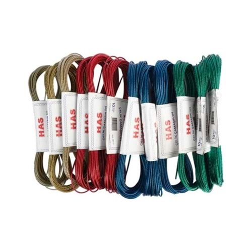 ÇAMAŞIR TELİ PVC KAPLI 10 MT KARIŞIK HAS