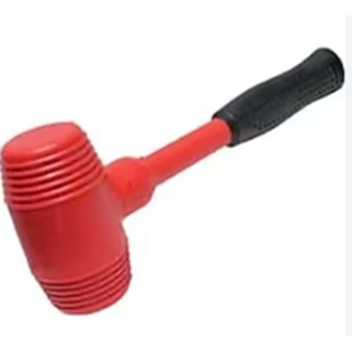 TOKMAK LASTİK SAPLI 60 MM KIRMIZI EDONİ