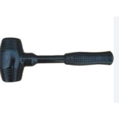 TOKMAK LASTİK SAPLI 70 MM SİYAH EDONİ PRO