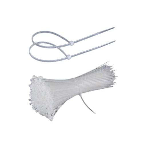 PİCCOPLASTİK KABLO TOPLAYICI 4.8*200 BEYAZ
