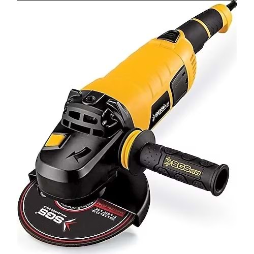 SGS 180 MM İZMİRİLLO TAŞLAMA SPİRAL MAKİNESİ 2500W SARI-SİYAH