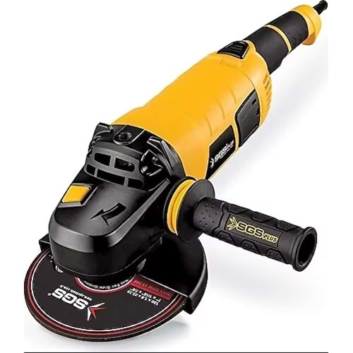 SGS 230 MM İZMİRİLLO TAŞLAMA SPİRAL MAKİNESİ 2500W SARI-SİYAH