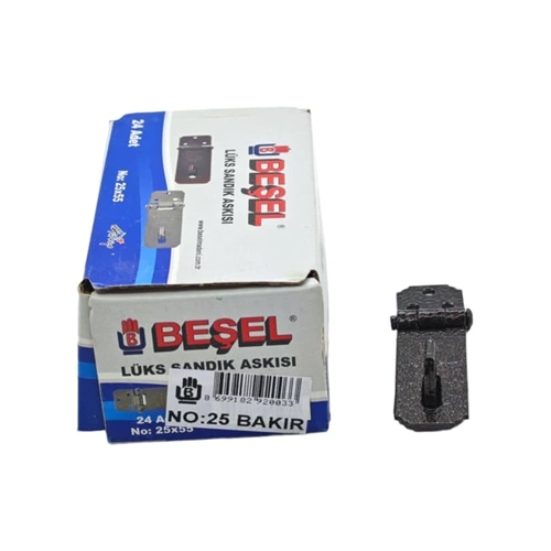 SANDIK ASKISI LÜX KİLİTLENEN NO25*55 MM BAKIR BEŞEL