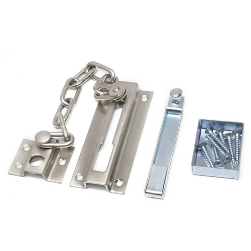 KAPI EMNİYET KİLİDİ ZİNCİRLİ 12 CM SATEN BEŞEL