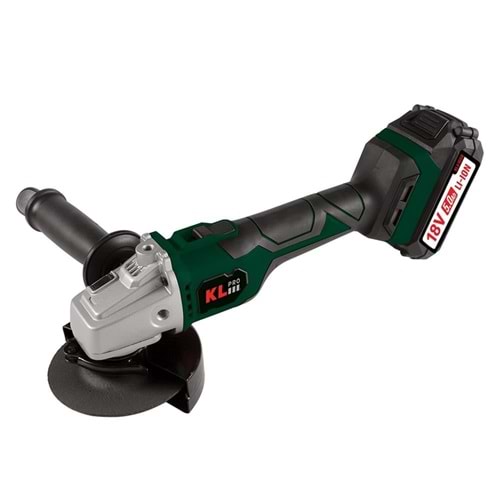 AKÜLÜ TAŞLAMA AVUÇ MİNİ 115 MM 18V*5AH KÖMÜRSÜZ KL PRO