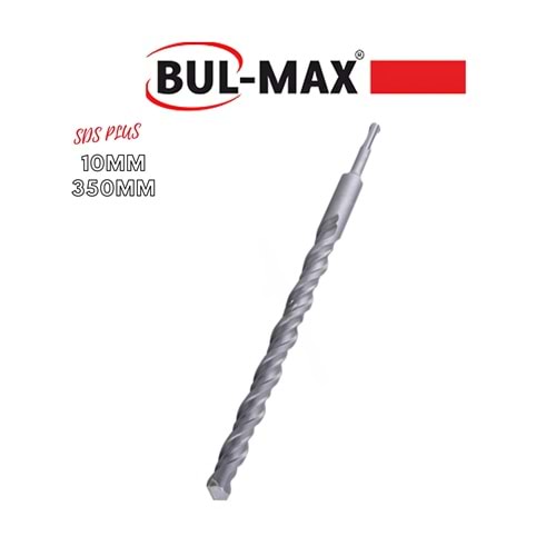 BUL-MAX SDS PLUS BETON MATKAP UCU 8*210 KROM-KIRMIZI