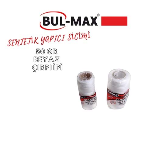 BUL-MAX SENTETİK YAPICI SİCİMİ 50 GR BEYAZ
