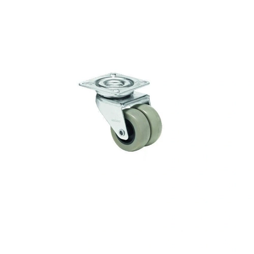 KOLTUK TEKERİ-ÇİFT TEKER-50 MM-WTE-SİLVER