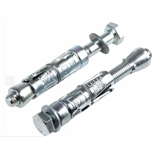 SORMAT TERS-LB ÇELİK ROPLAX - DÜBEL M 8*70*50 MM SİLVER