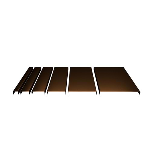 PROPLAS ÇELİK AYNA BORDÜR 2.30 CM*2.44 MT BRONZ