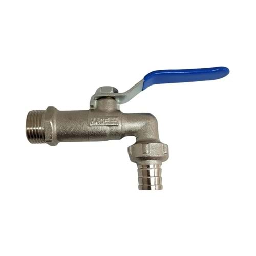 BAHÇE ÇEŞMESİ BİLYALI 3/4 UCU 1/2 MAVİ Y.A.Ş