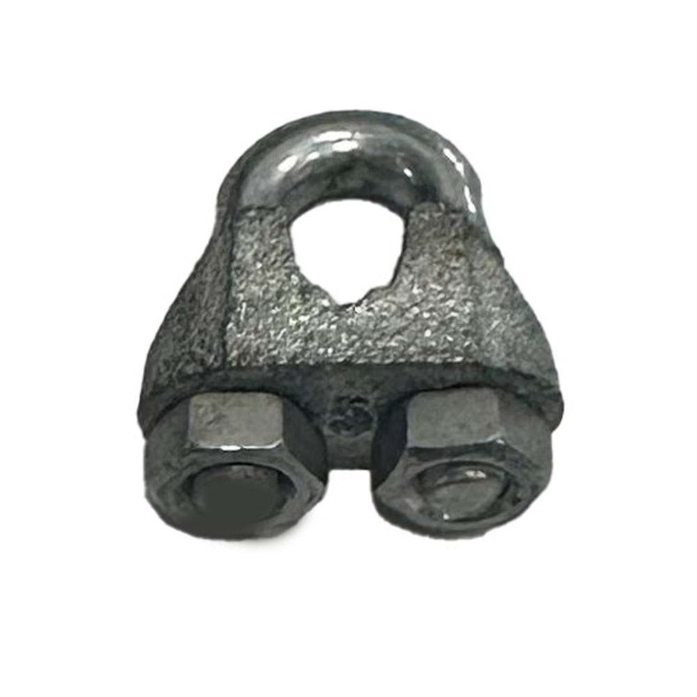 EDU GALVANİZ TEL HALAT KELEPÇESİ 5 MM 3/16 İNÇ NİKEL
