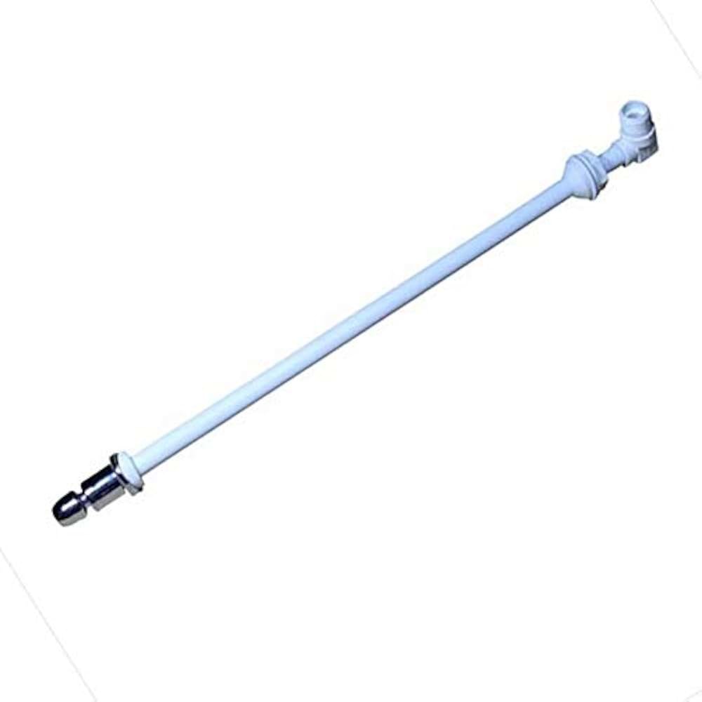 TAHARET BORUSU-PLASTİK KROM UÇLU-34 CM-NOVA-BEYAZ