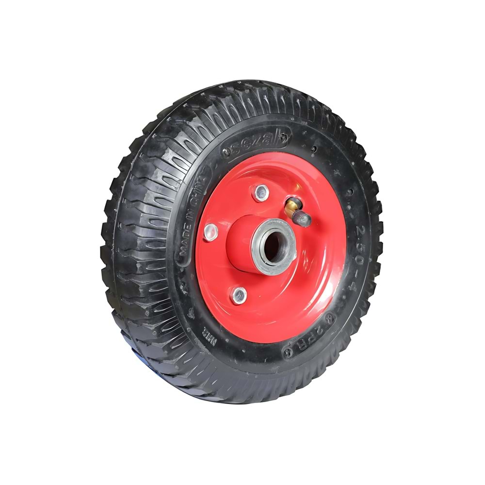 SEZAL METAL JANT EL ARABASI ŞİŞME TEKER 250-4 - 2PR KIRMIZI